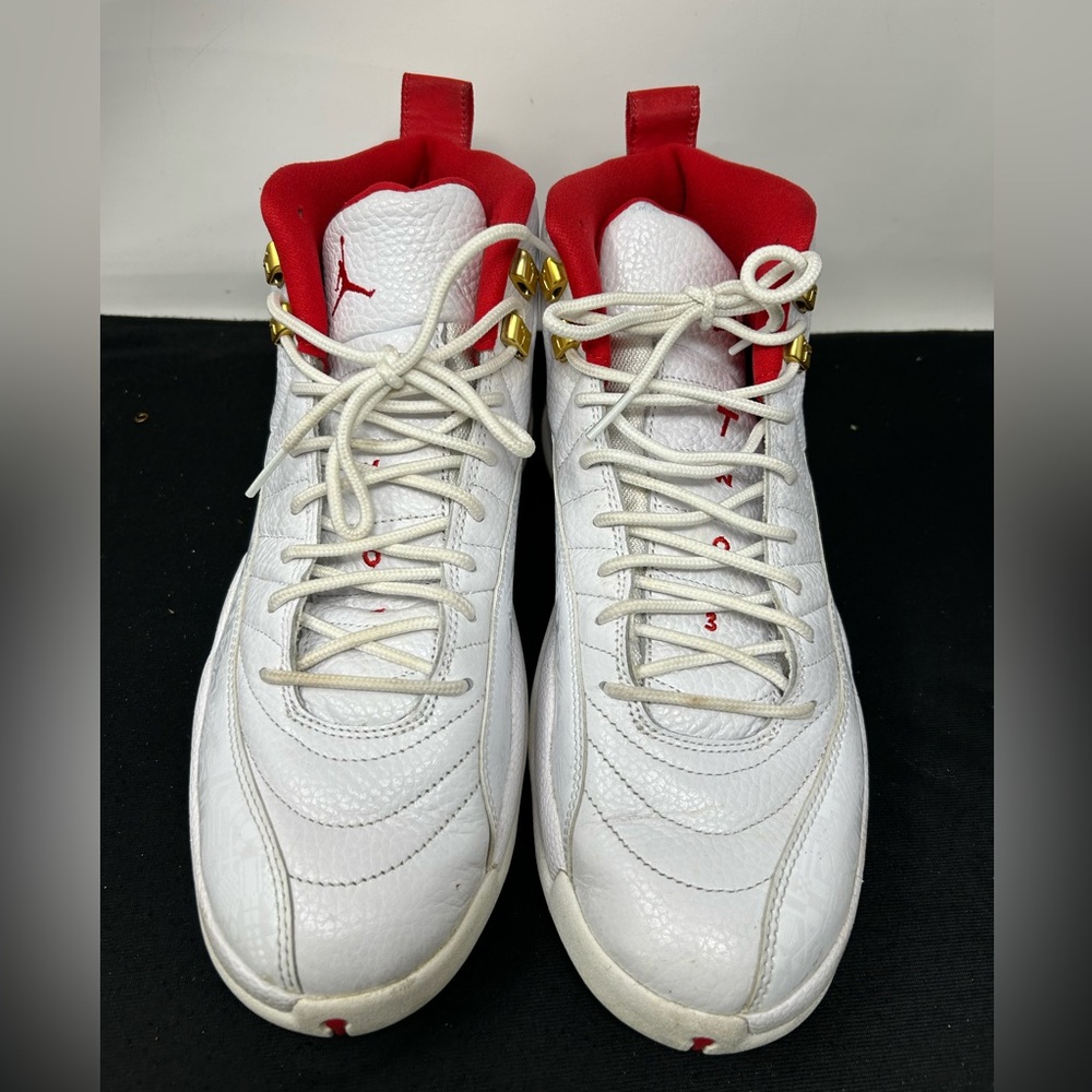 Jordan 12 Retro FIBA 2019 Size 13 Red White sneakers - Picture 2 of 6